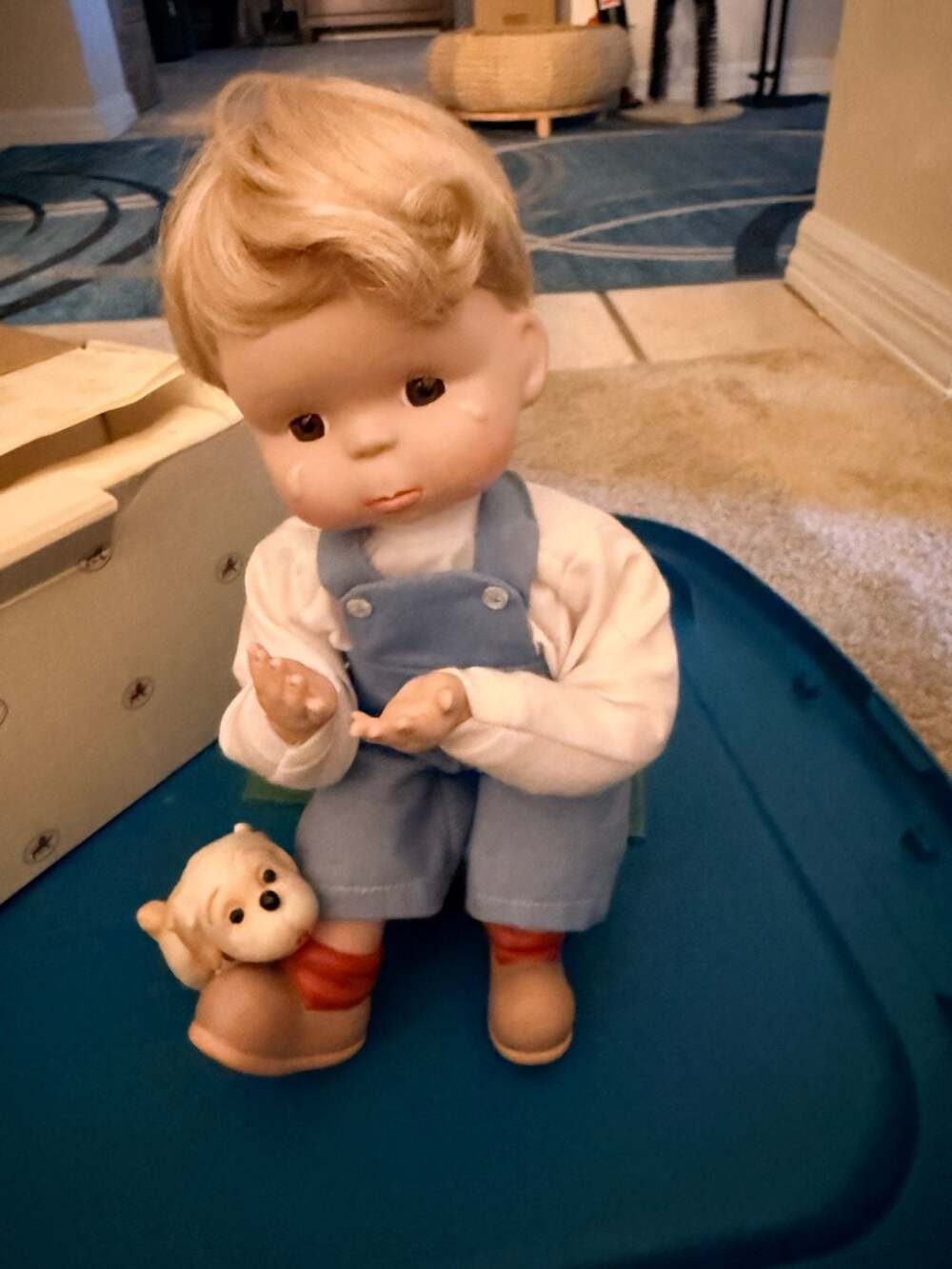 1993 Ashton-Drake A Friend in Need Doll with Puppy by Mabel Lucie Attwell